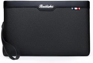 1pcs Leather Clutch for Men Organizer Wrist Bag Genuine Leather Man Clutch Purse Bags Wallet Men Handbag Wrist Bag