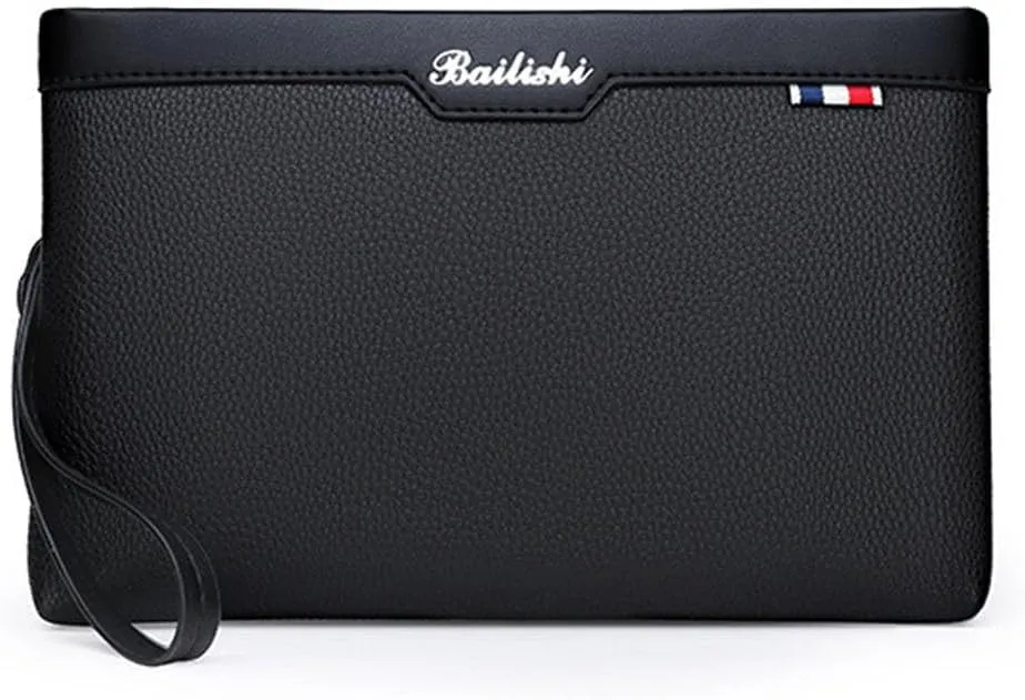 1pcs Leather Clutch for Men Organizer Wrist Bag Genuine Leather Man Clutch Purse Bags Wallet Men Handbag Wrist Bag
