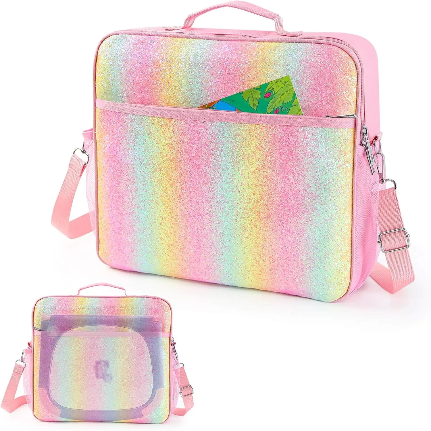 2-7 Girls Tote Compatible with LeapStart Learning System/Success Bundle, Crossbody Bag Case for Leapfrog Learning Toys