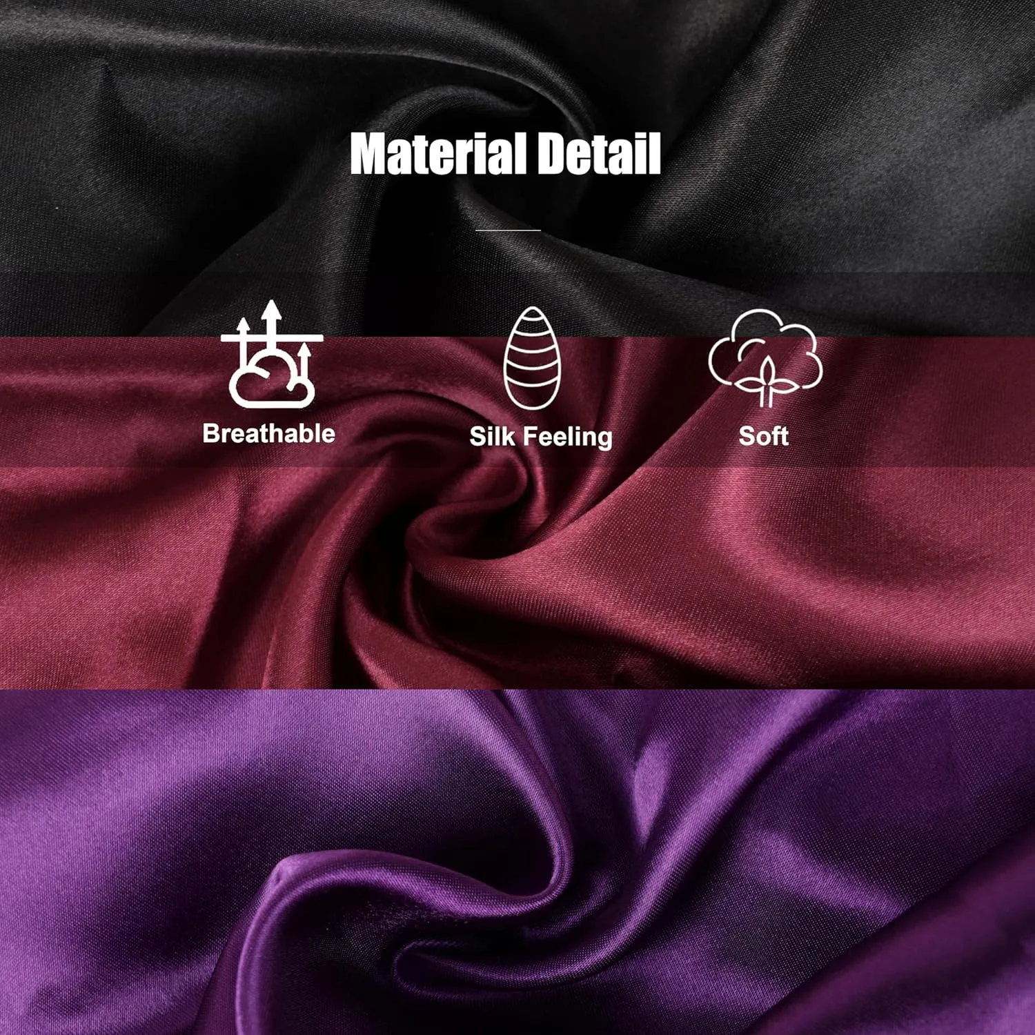 6 Pieces Reversible Silk Bonnet for Women Satin Bonnet Hair Wrap for Sleeping Cap with Tie Band(BBP)