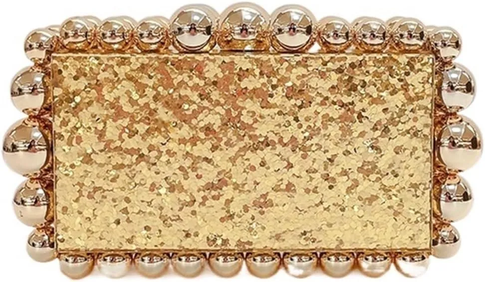 Acrylic Evening Clutch Bag for Women Glitter Marble Purse Handbag for Wedding Cocktail Party Prom