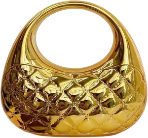 Acrylic Handbags for Women Cute Acrylic Clutch Small Unique Purse Trendy Metal Evening Bag for Party Cocktail