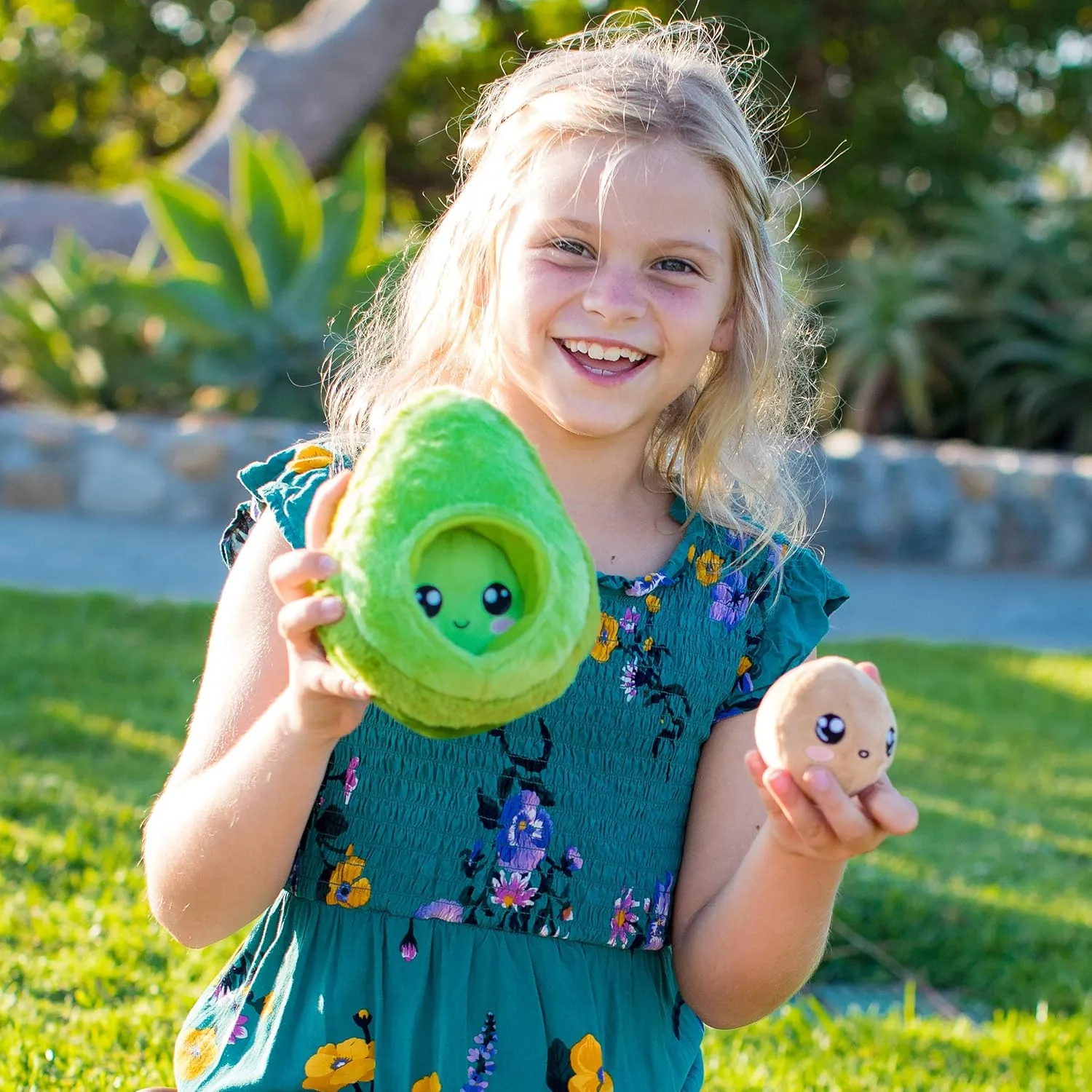 ADORA Soft & Squishy The Green Avocado Food Plush, Farm Fresh Scented Plush Toy, Birthday Gift for Ages 1 and up - AVO & Cado