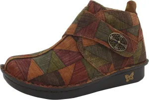 Alegria Womens Caiti Patchwork Leather Boots 5-5.5 M US