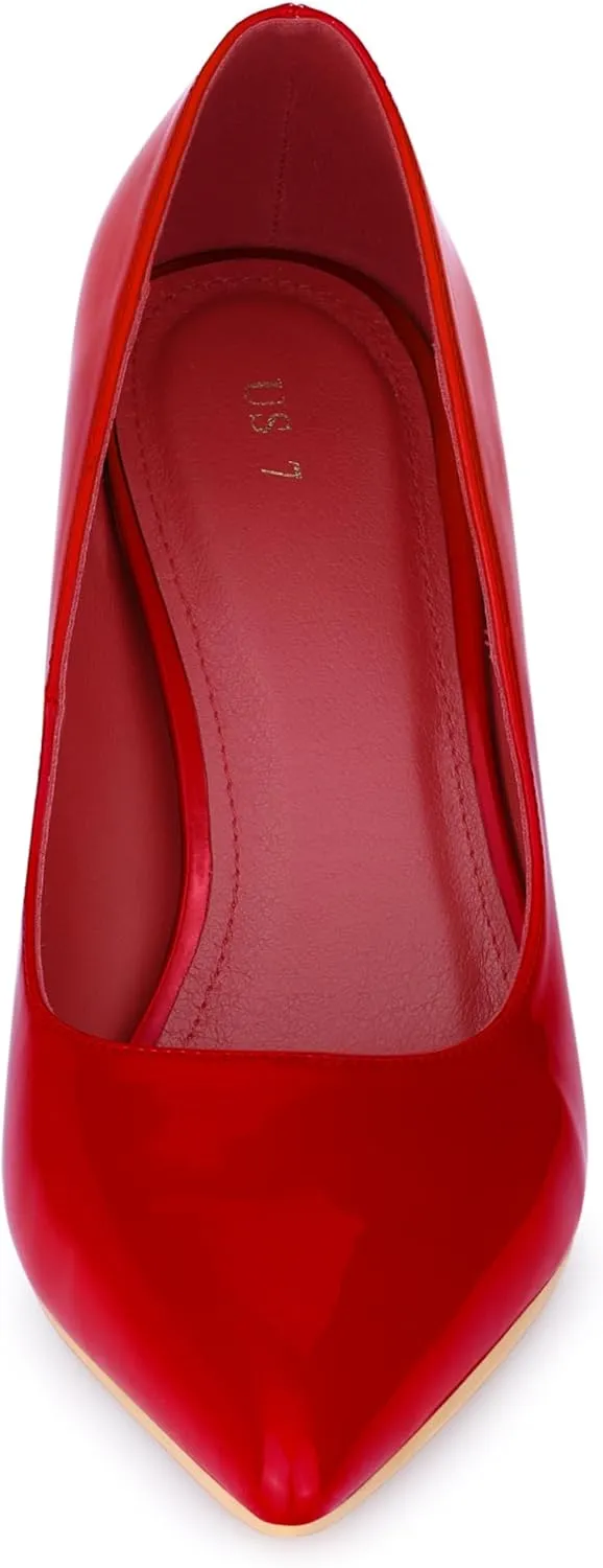 Allegra K Women's Pointed Toe Stiletto Heels Dress Pumps
