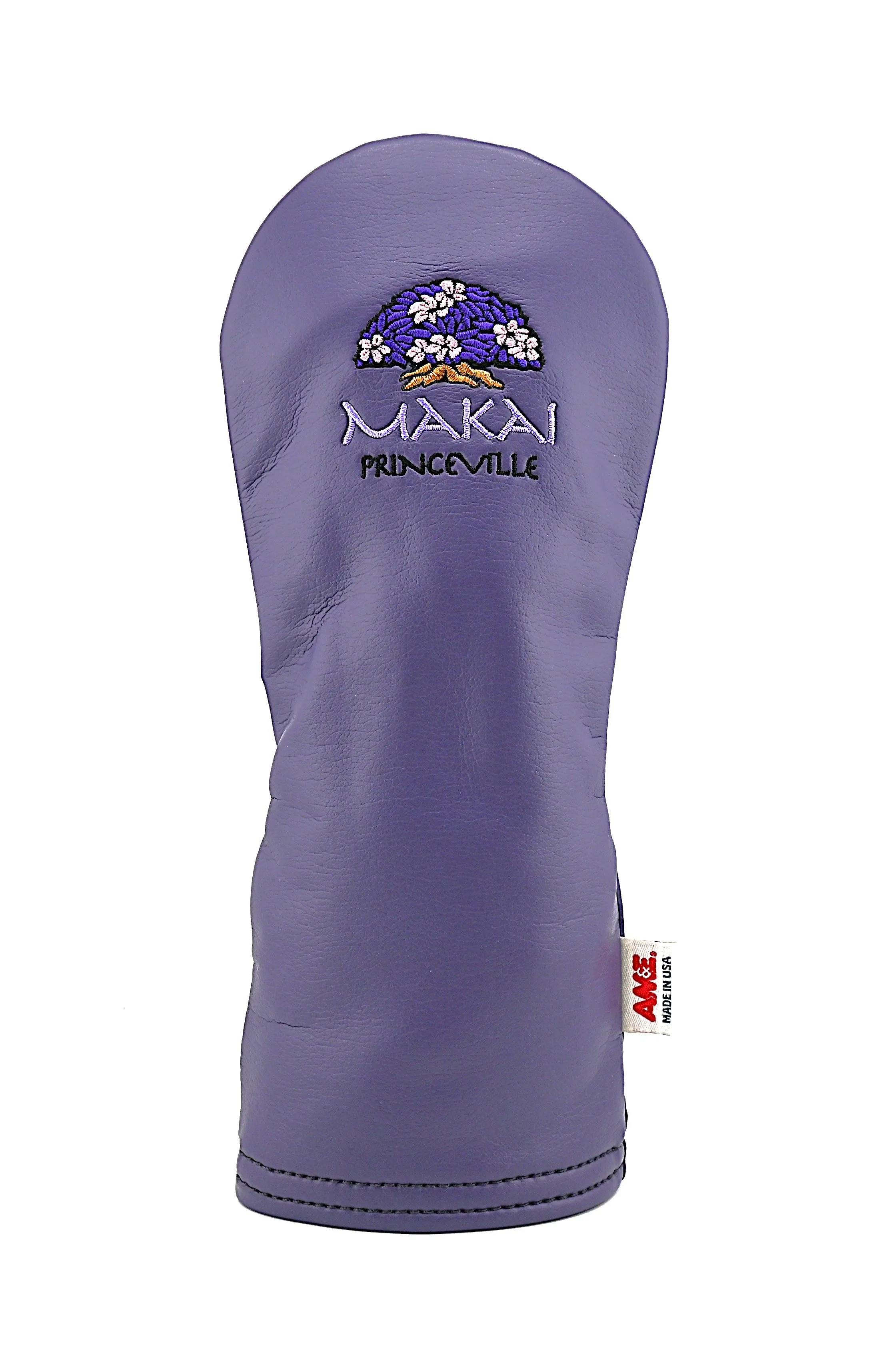 AM&E Logo Headcover for Her - Purple