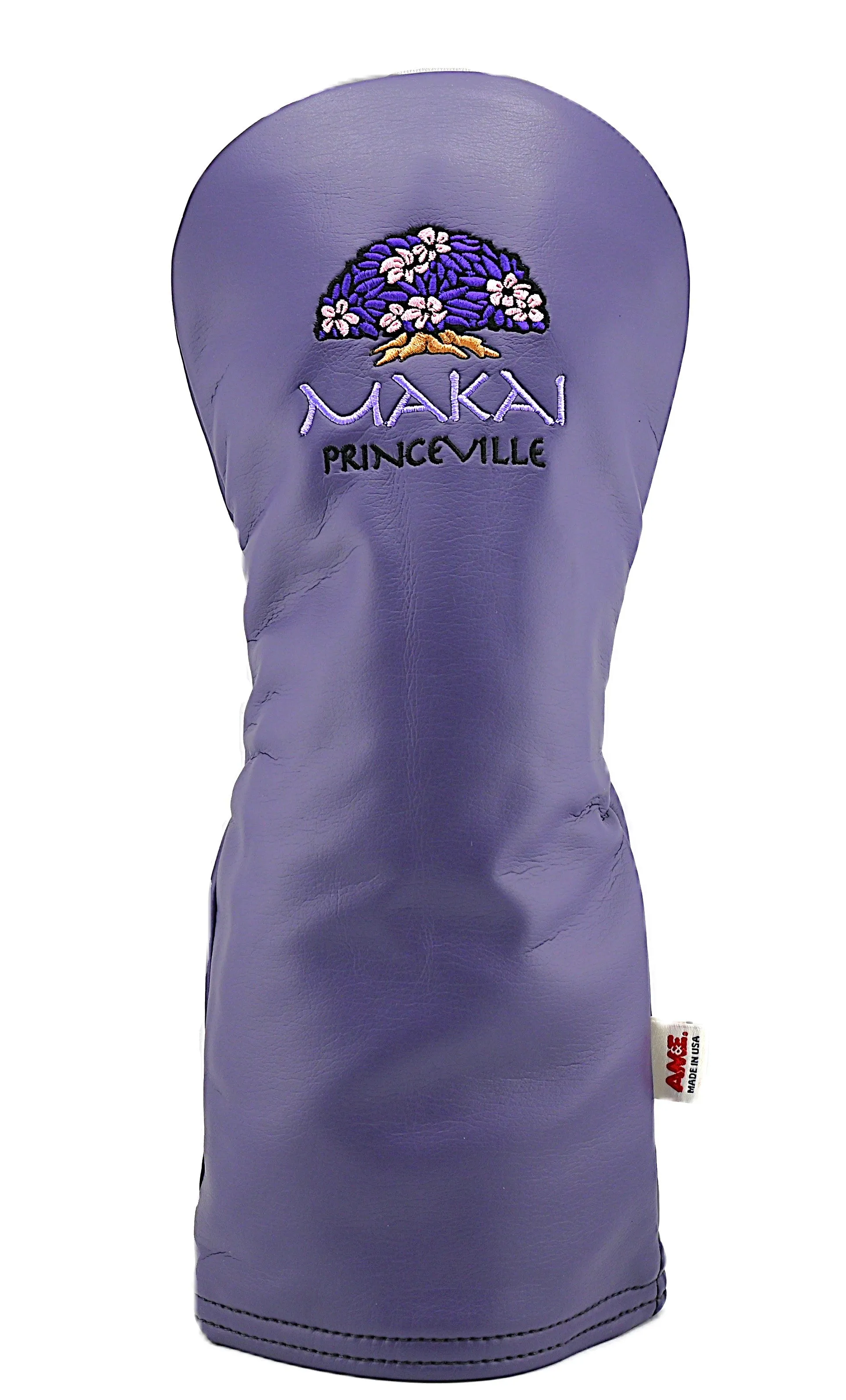 AM&E Logo Headcover for Her - Purple