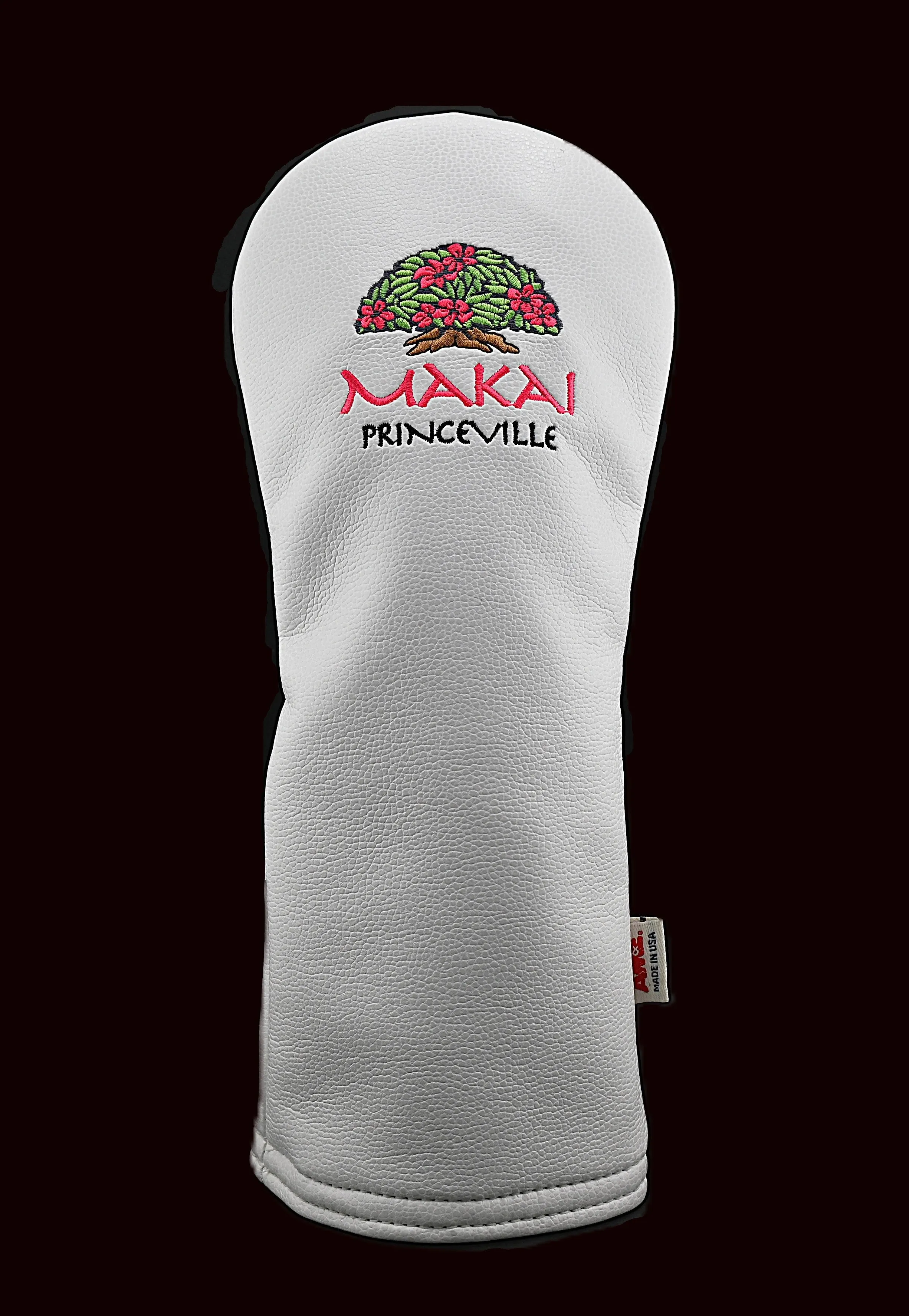 AM&E Logo Headcover for Her - White