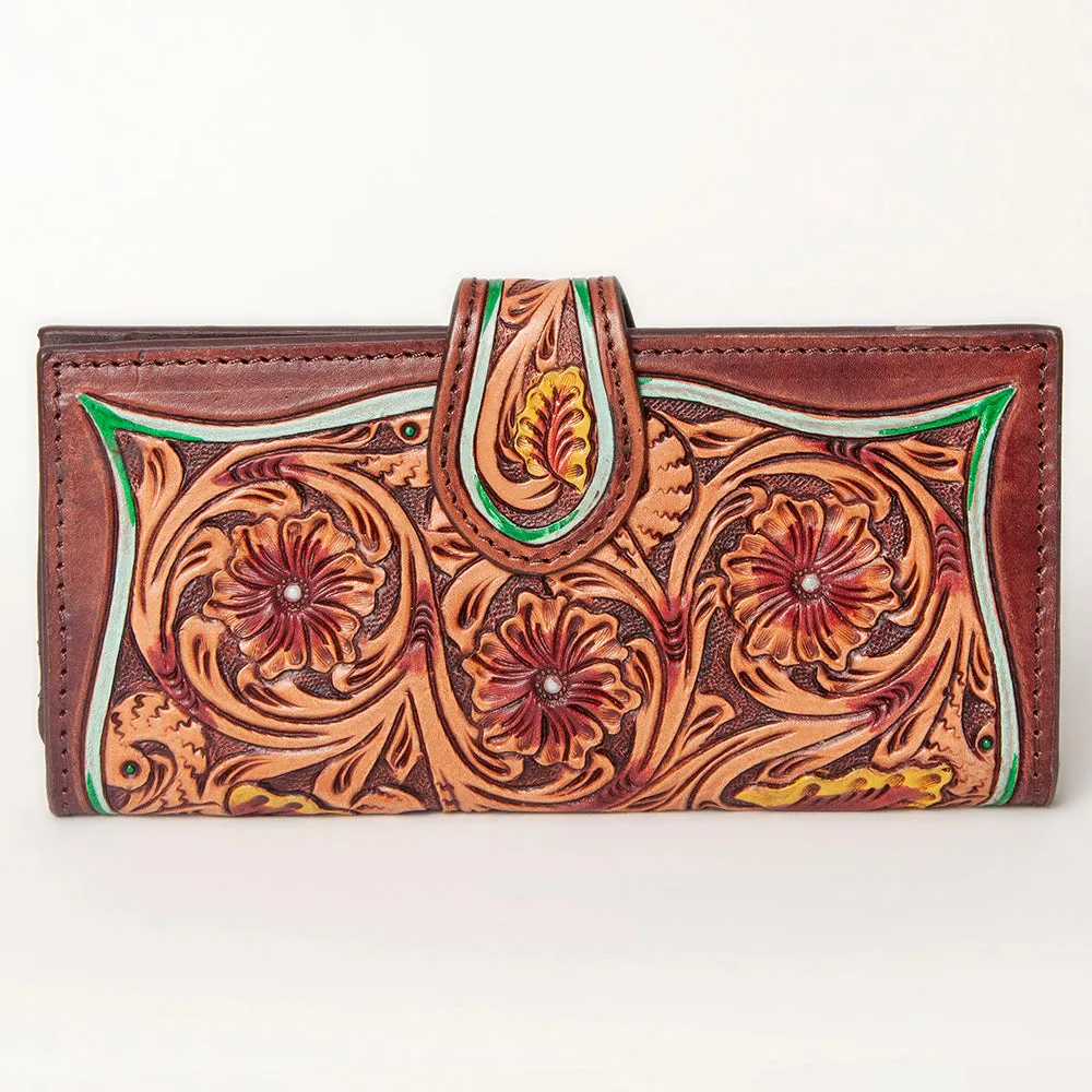 American Darling Hand Tooled Genuine Leather Women Bag Western Handbag Purse