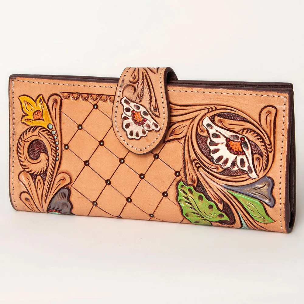 American Darling Hand Tooled Genuine Leather Women Bag Western Handbag Purse