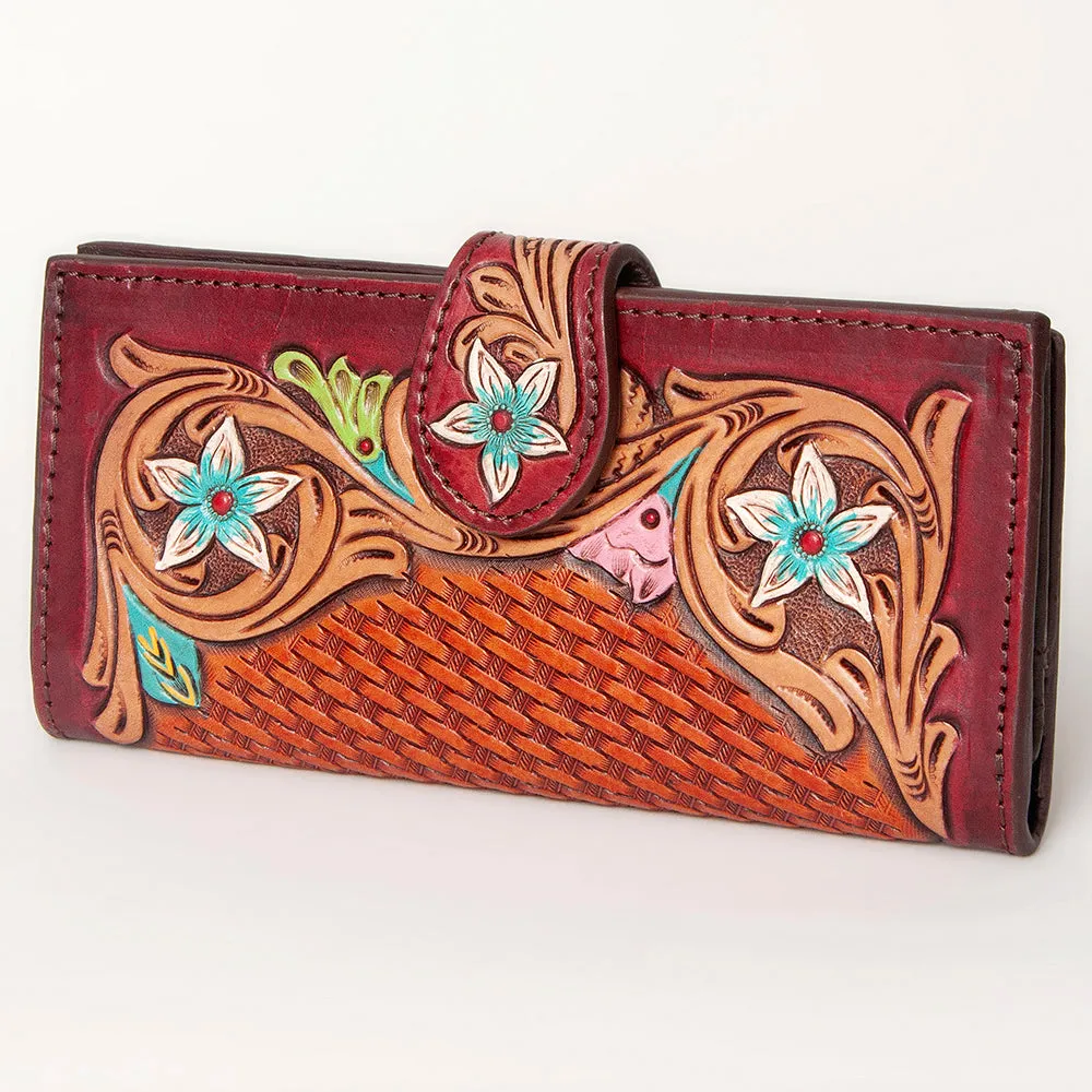 American Darling Hand Tooled Genuine Leather Women Bag Western Handbag Purse