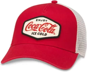 AMERICAN NEEDLE Coke Coca Cola Patch Unisex Adjustable Snapback Baseball Hat