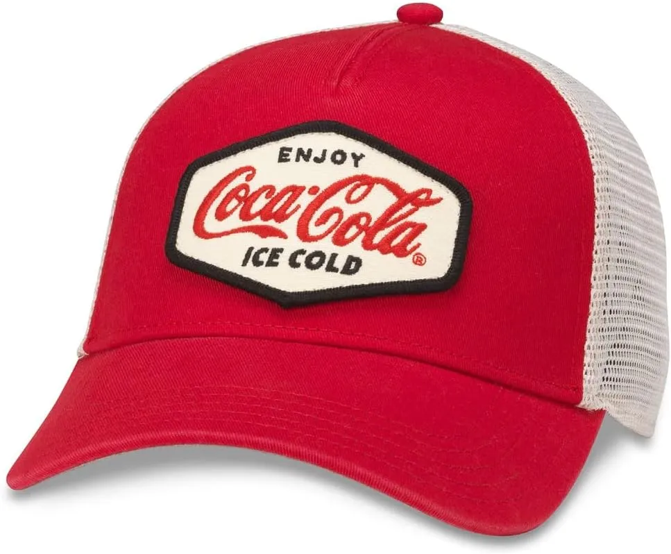 AMERICAN NEEDLE Coke Coca Cola Patch Unisex Adjustable Snapback Baseball Hat