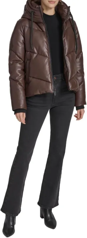 Andrew Marc Sport Women's Faux Fur Super Puffer Jacket