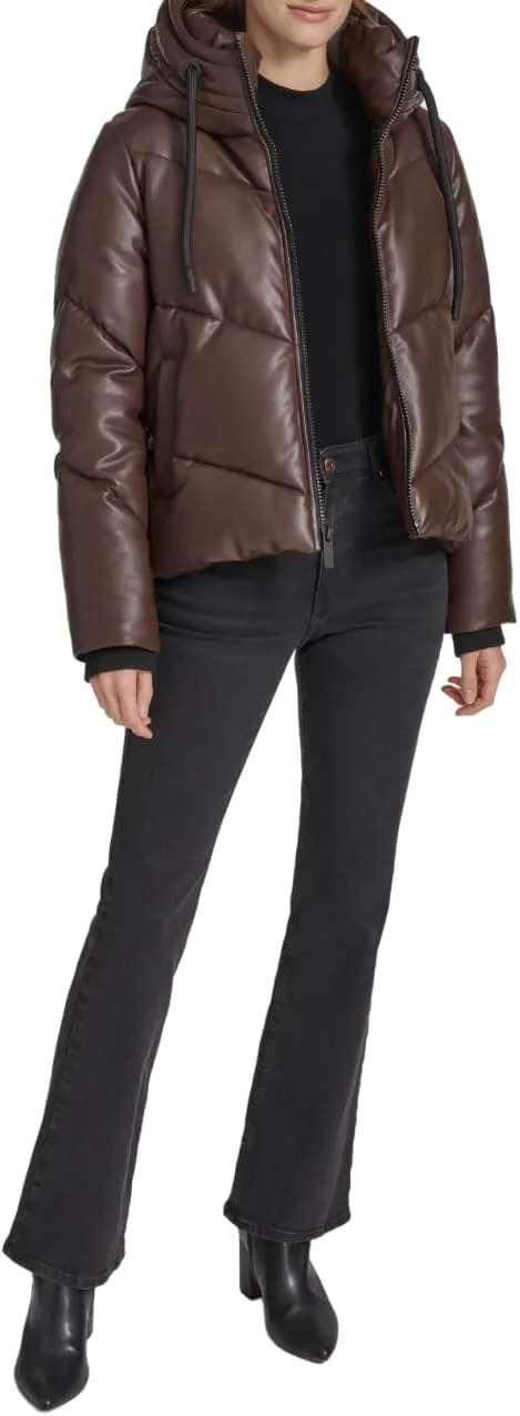 Andrew Marc Sport Women's Faux Fur Super Puffer Jacket