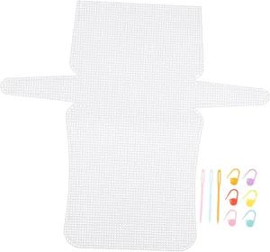 Anneome Crossbody Sewing Set Mesh Bags Canvas Mesh Bag for Embroidery Projects