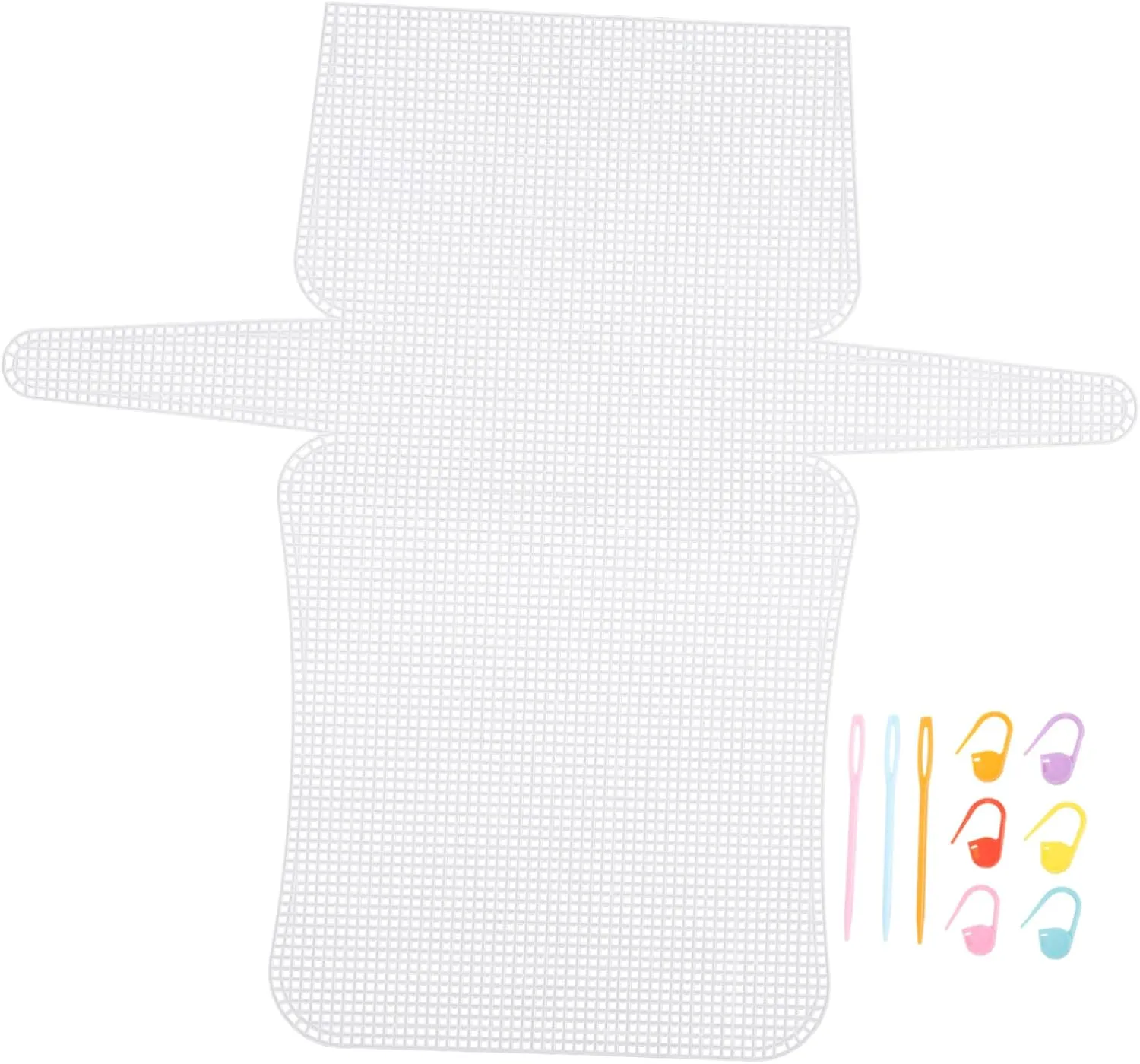 Anneome Crossbody Sewing Set Mesh Bags Canvas Mesh Bag for Embroidery Projects