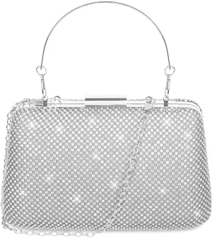 AOYUNHUI Clutch Purses for Women Evening Bags Rhinestone Bag for Wedding Prom Party