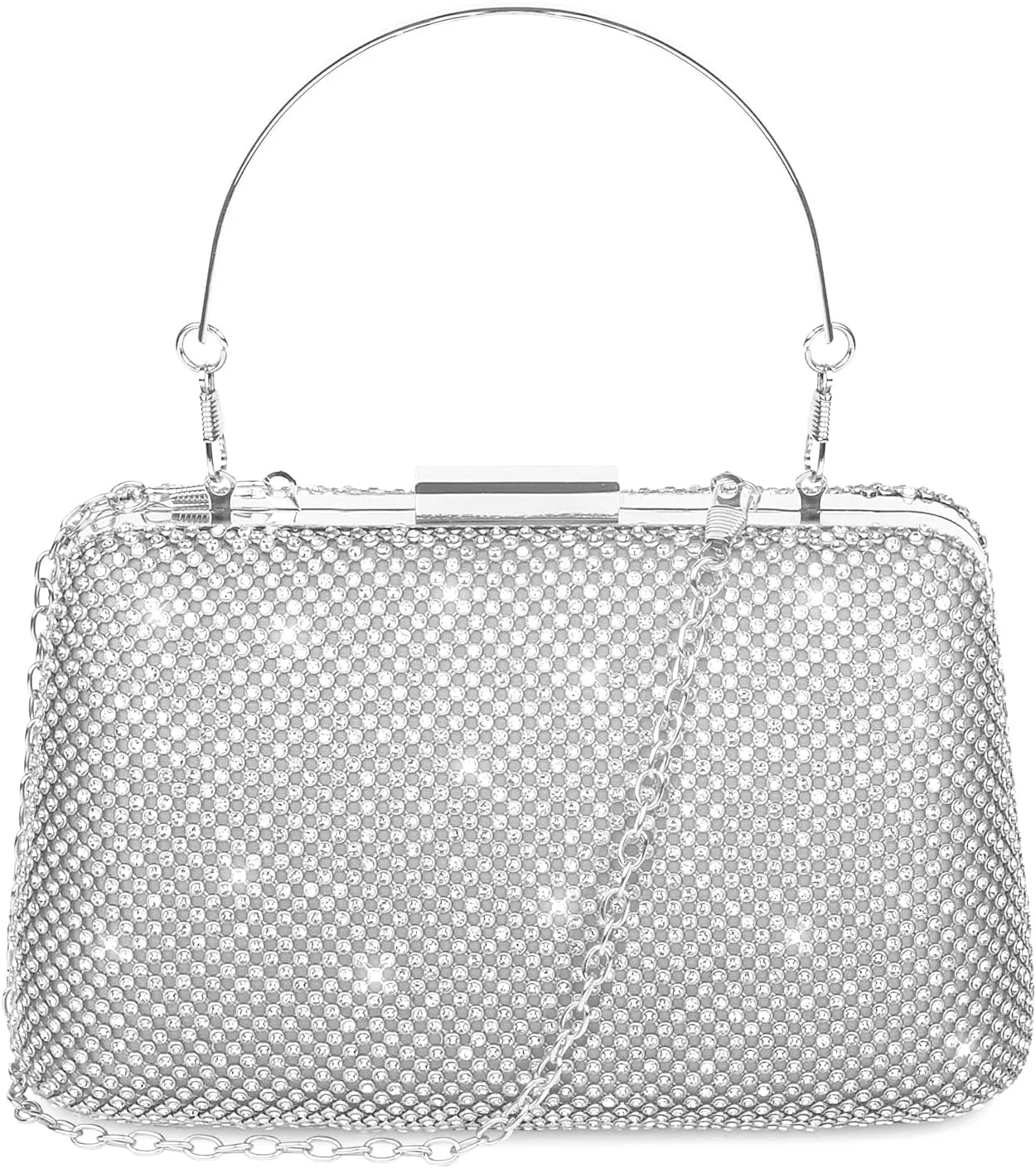 AOYUNHUI Clutch Purses for Women Evening Bags Rhinestone Bag for Wedding Prom Party