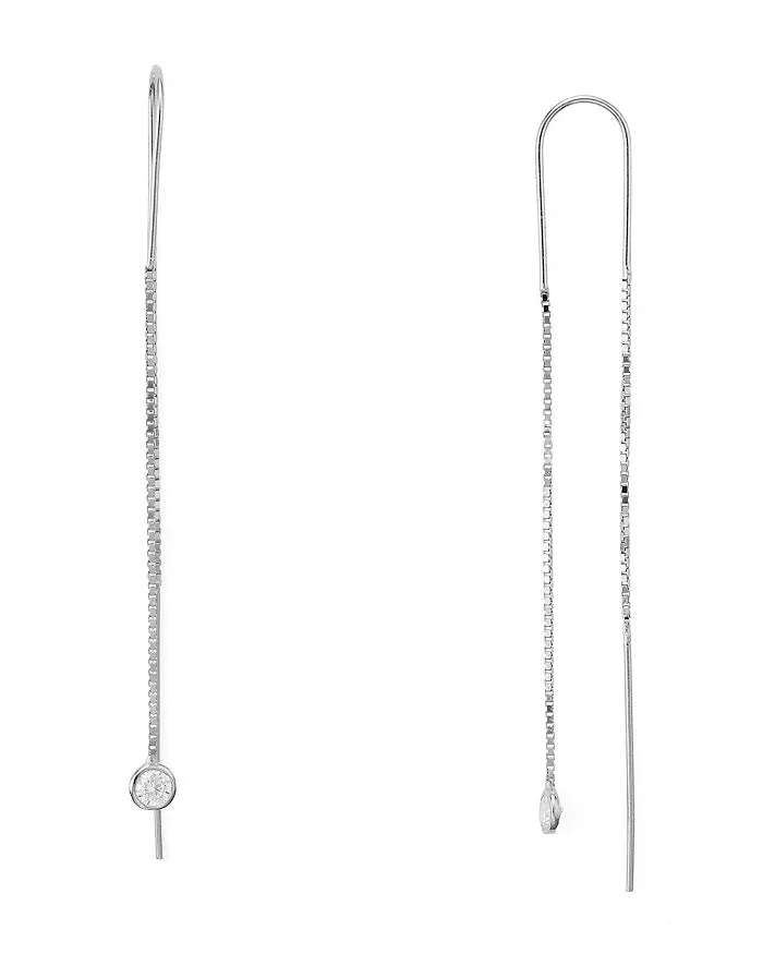 Aqua Threader Earrings