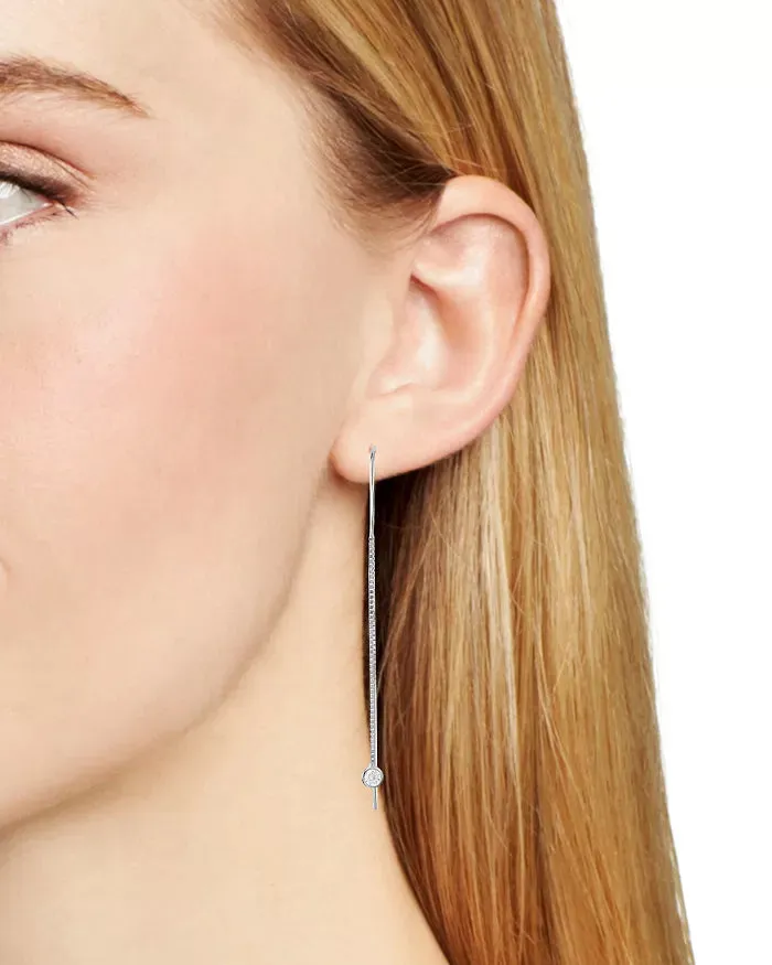 Aqua Threader Earrings