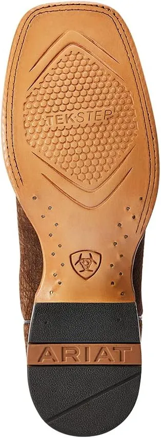 ARIAT Mens Circuit Paxton Embroidered Square Toe Casual Boots Mid Calf - Brown