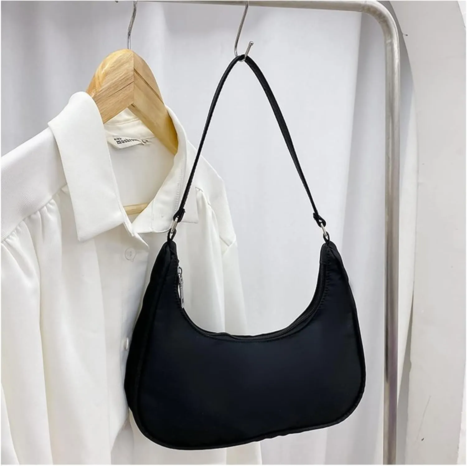 Armpit Purse Fashion Women Butterfly Chain Shoulder Underarm Bags Purses Handbags Elegant PU Hobo Bags