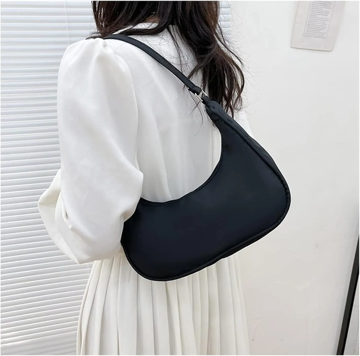 Armpit Purse Fashion Women Butterfly Chain Shoulder Underarm Bags Purses Handbags Elegant PU Hobo Bags