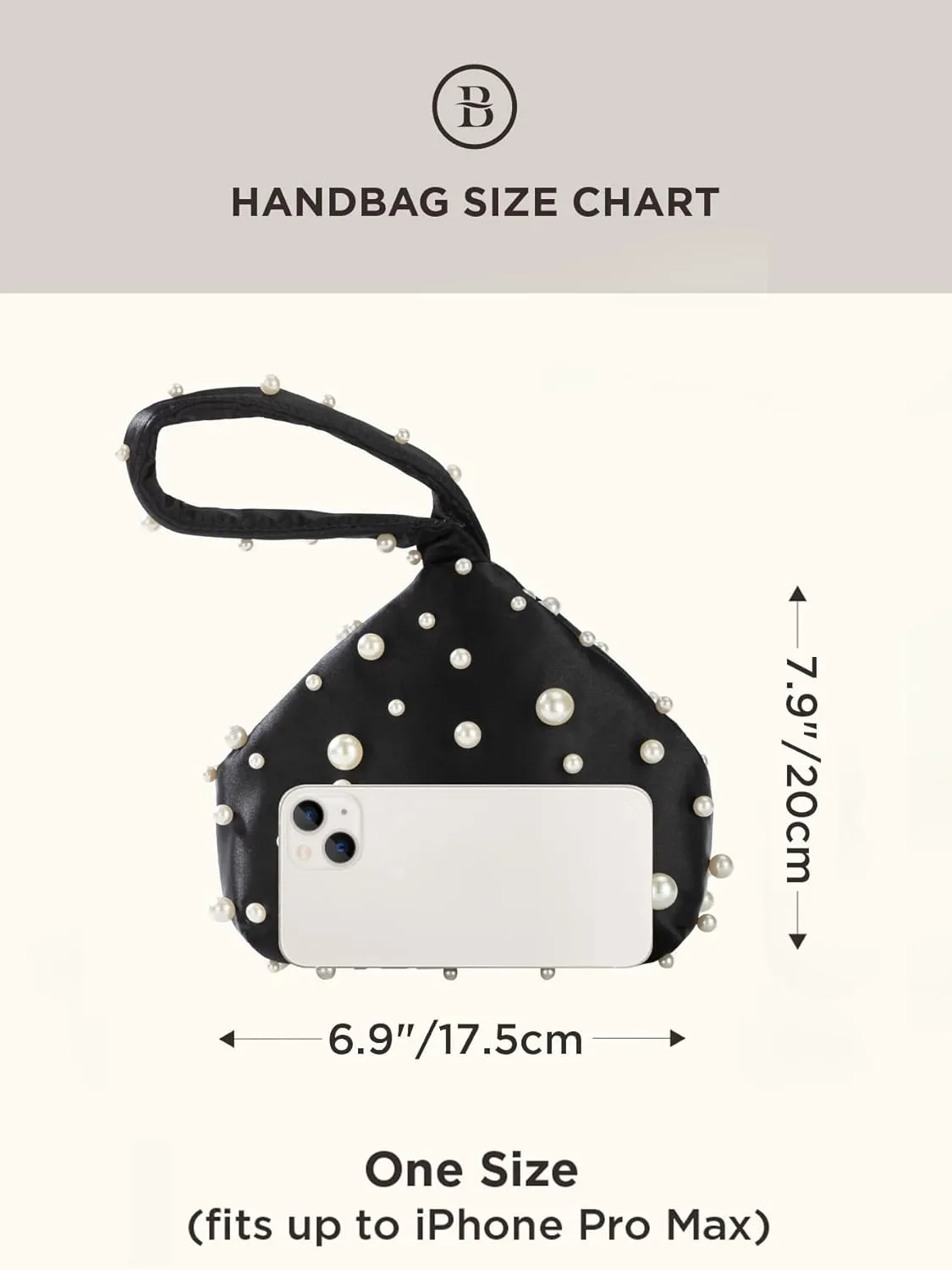 BABEYOND Clutch Purses for Women - Satin Evening Bag Triangle Purse Pearl Handbag for Wedding Prom Party
