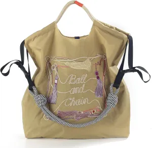 Ball&Chain Large Tote Bag For Women, Travel Shoulder Bag Top Handle Handbag for Gym, Work, Travel