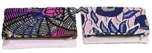 Beaded Fold Over Bag Sm