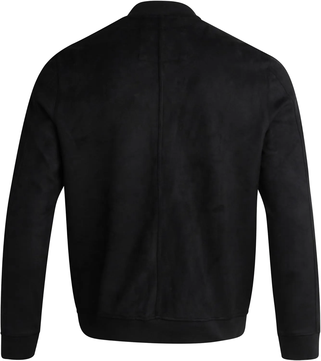 Ben Sherman Men's Bomber Jacket - Cozy Full Zip Up Faux Suede Bomber Jacket for Men - Casual Mens Suede Jacket (S-XL)
