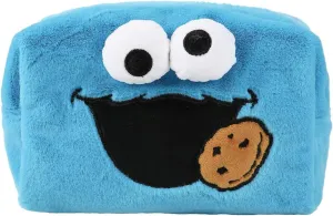Bioworld Sesame Street Cookie Monster Blue 8" Cosmetic Bag