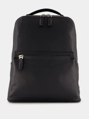 Black Leather Backpack