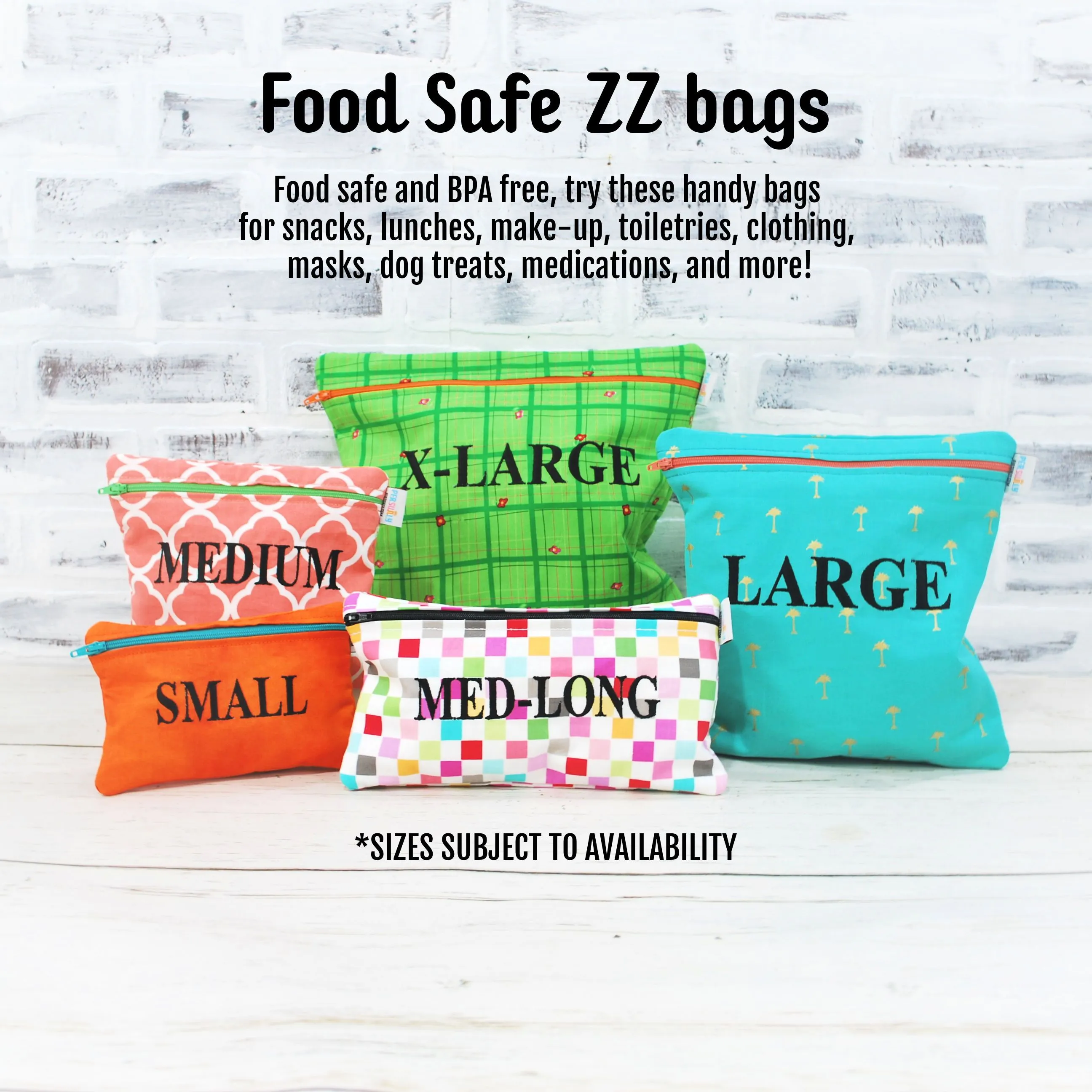 Bloom Floral Personalized Food Safe Reusable Bag