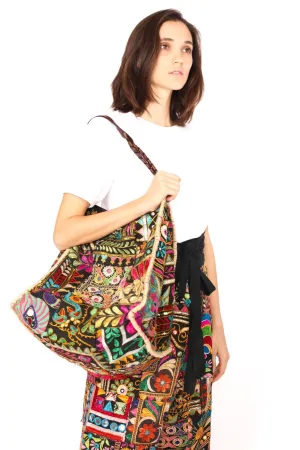 BOHO EMBROIDERED PATCHWORK BAG WILMA