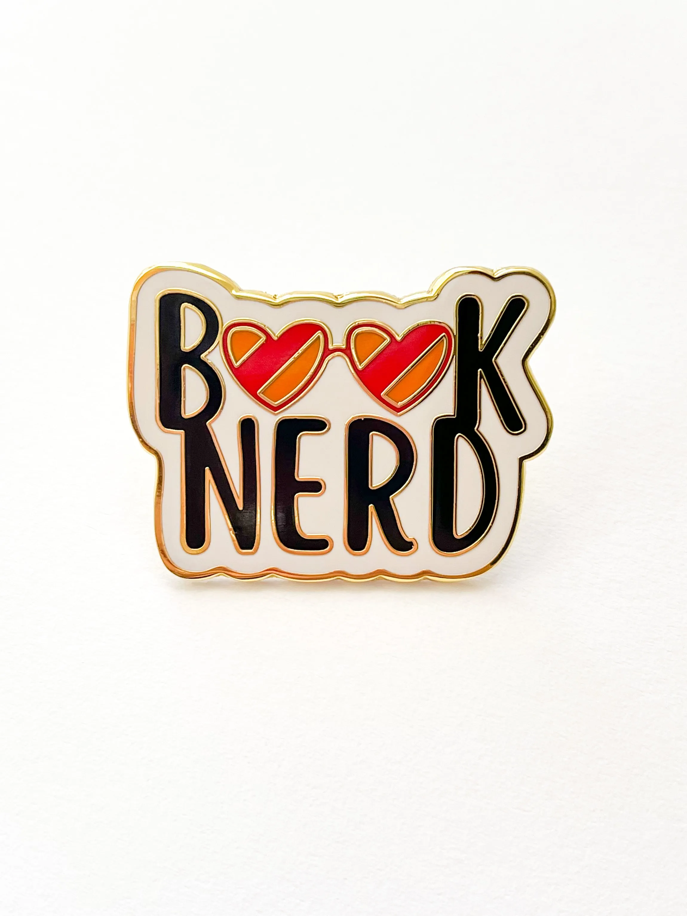 Book Nerd Enamel Pin