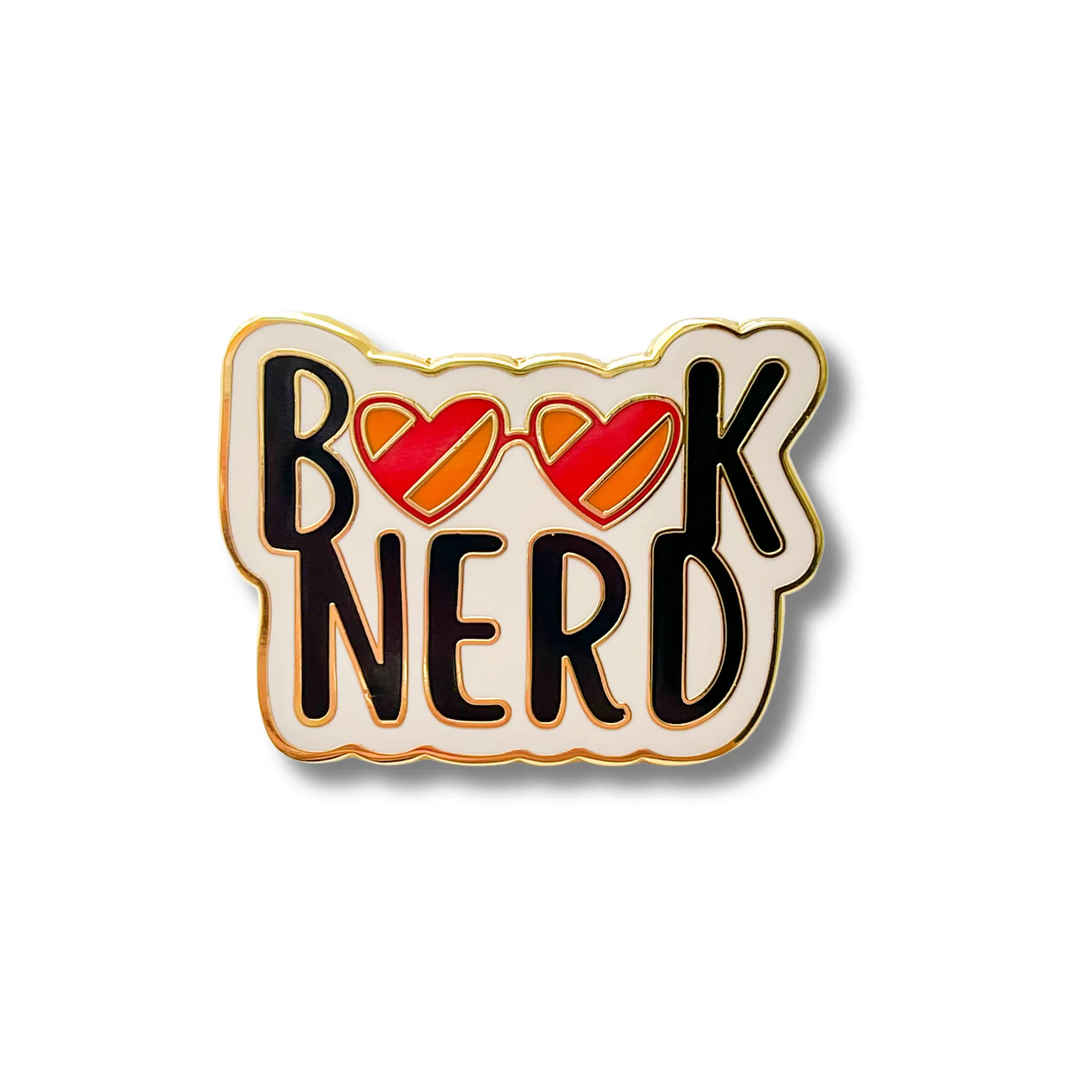 Book Nerd Enamel Pin