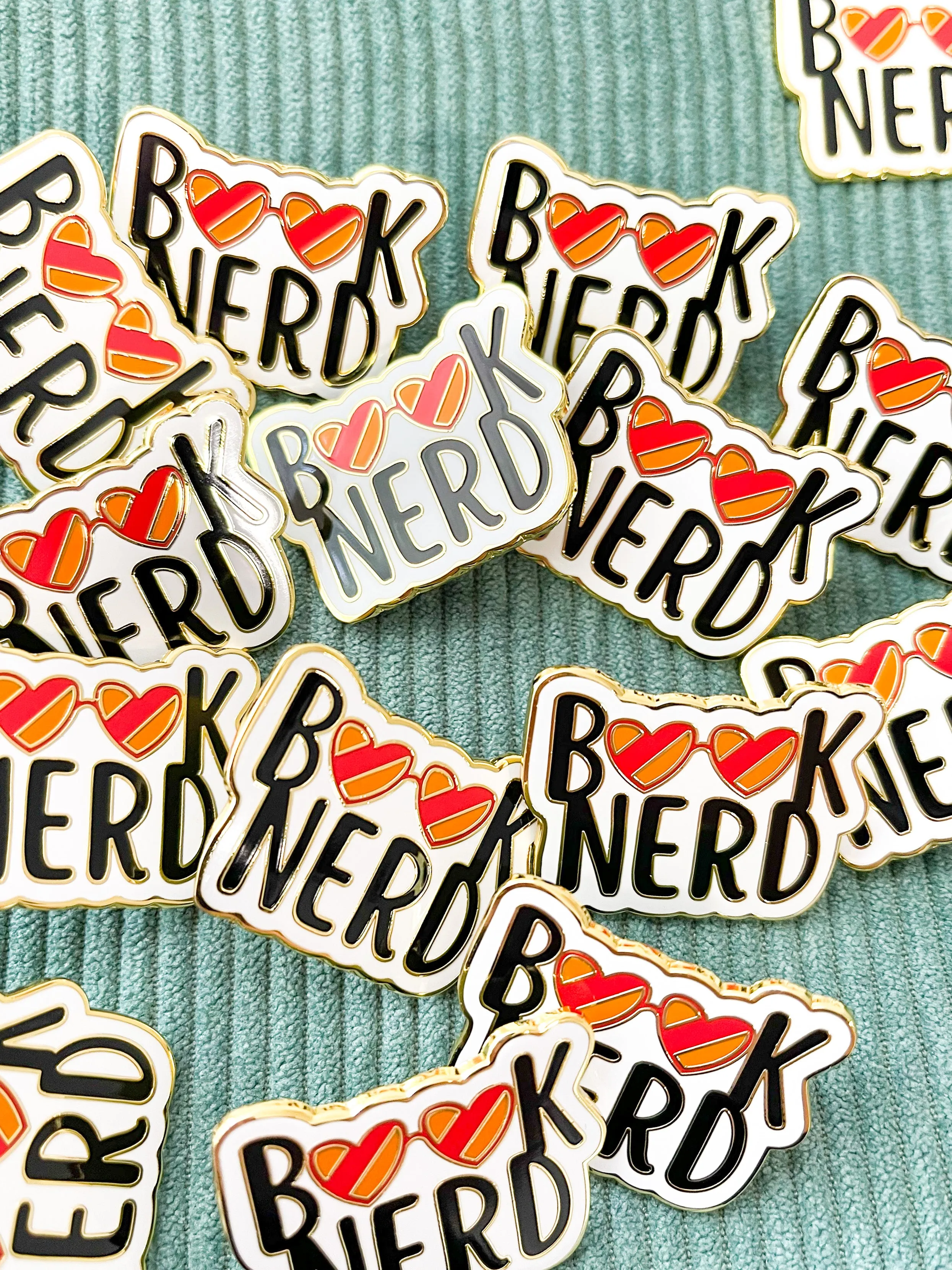 Book Nerd Enamel Pin