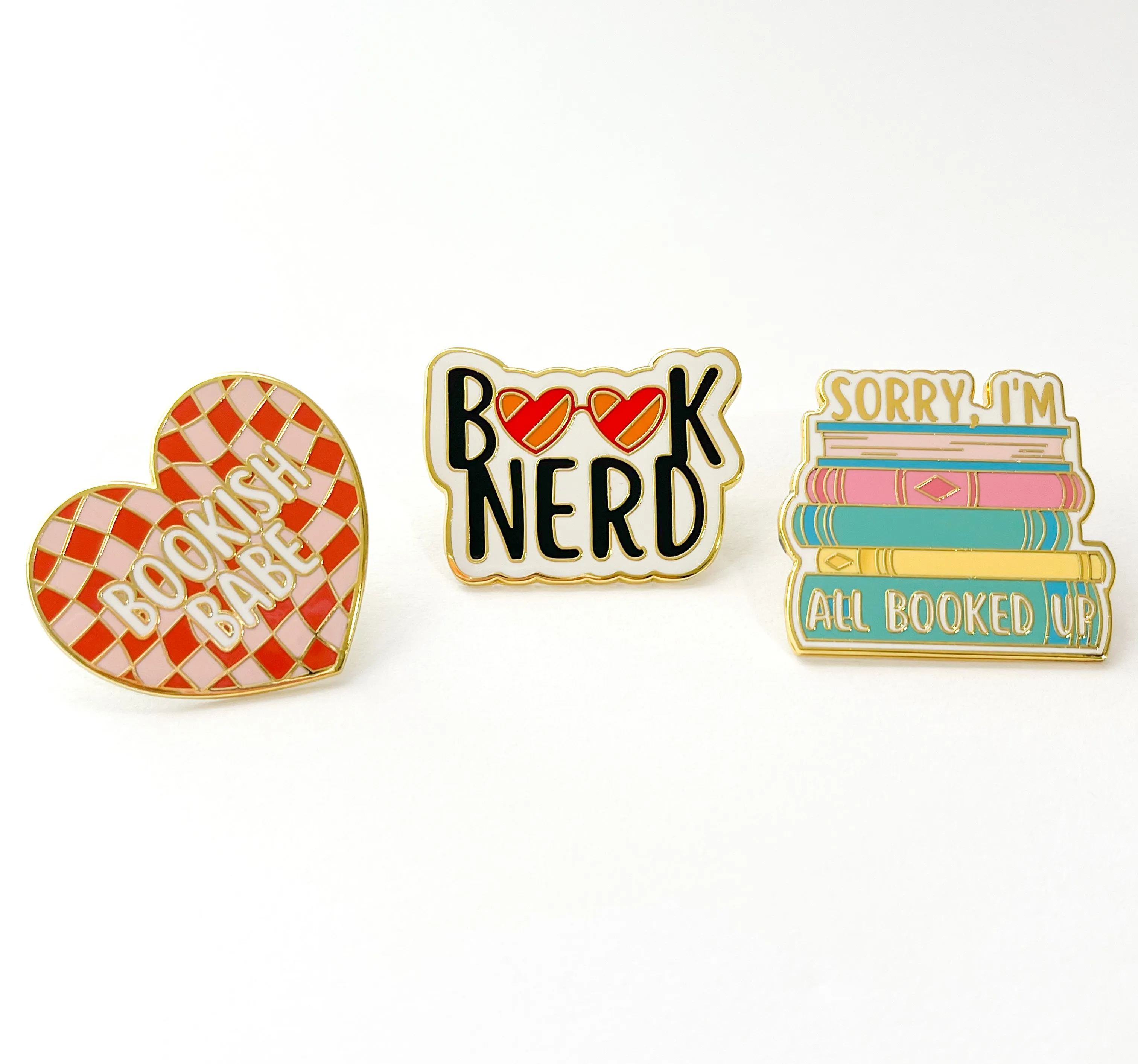 Book Nerd Enamel Pin