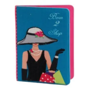 Born To Shop Passport Holder