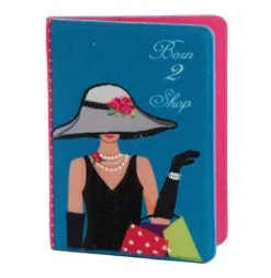 Born To Shop Passport Holder