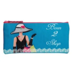 Born To Shop Pencil Pouch