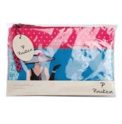 Born To Shop Two Zipper Pouch