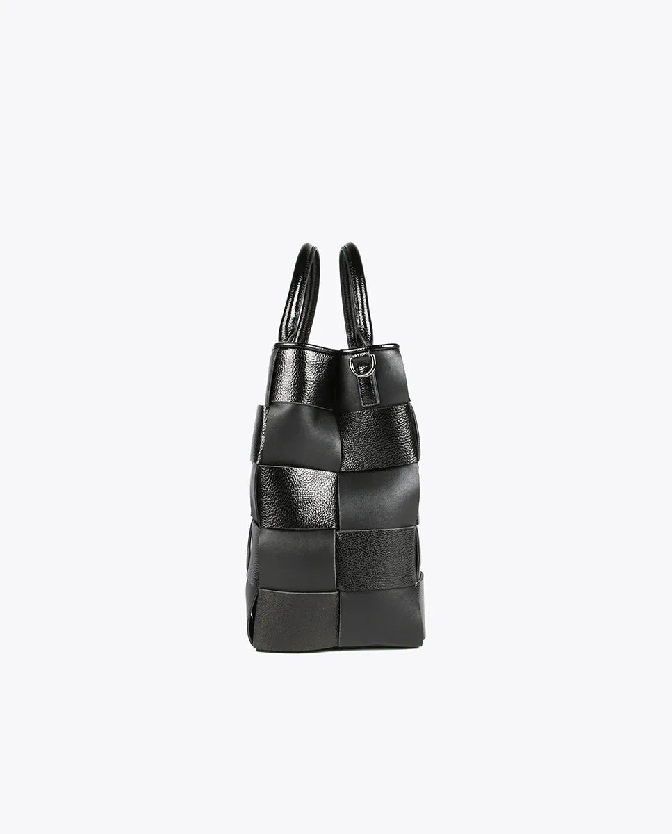 Braided tote bag