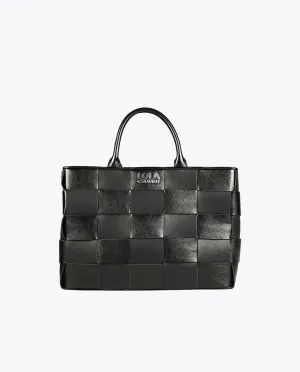 Braided tote bag