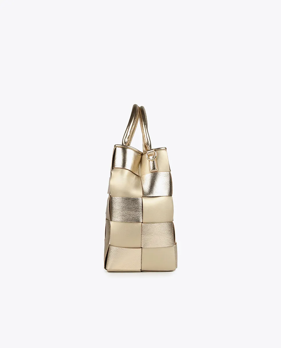 Braided tote bag