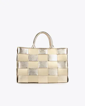 Braided tote bag