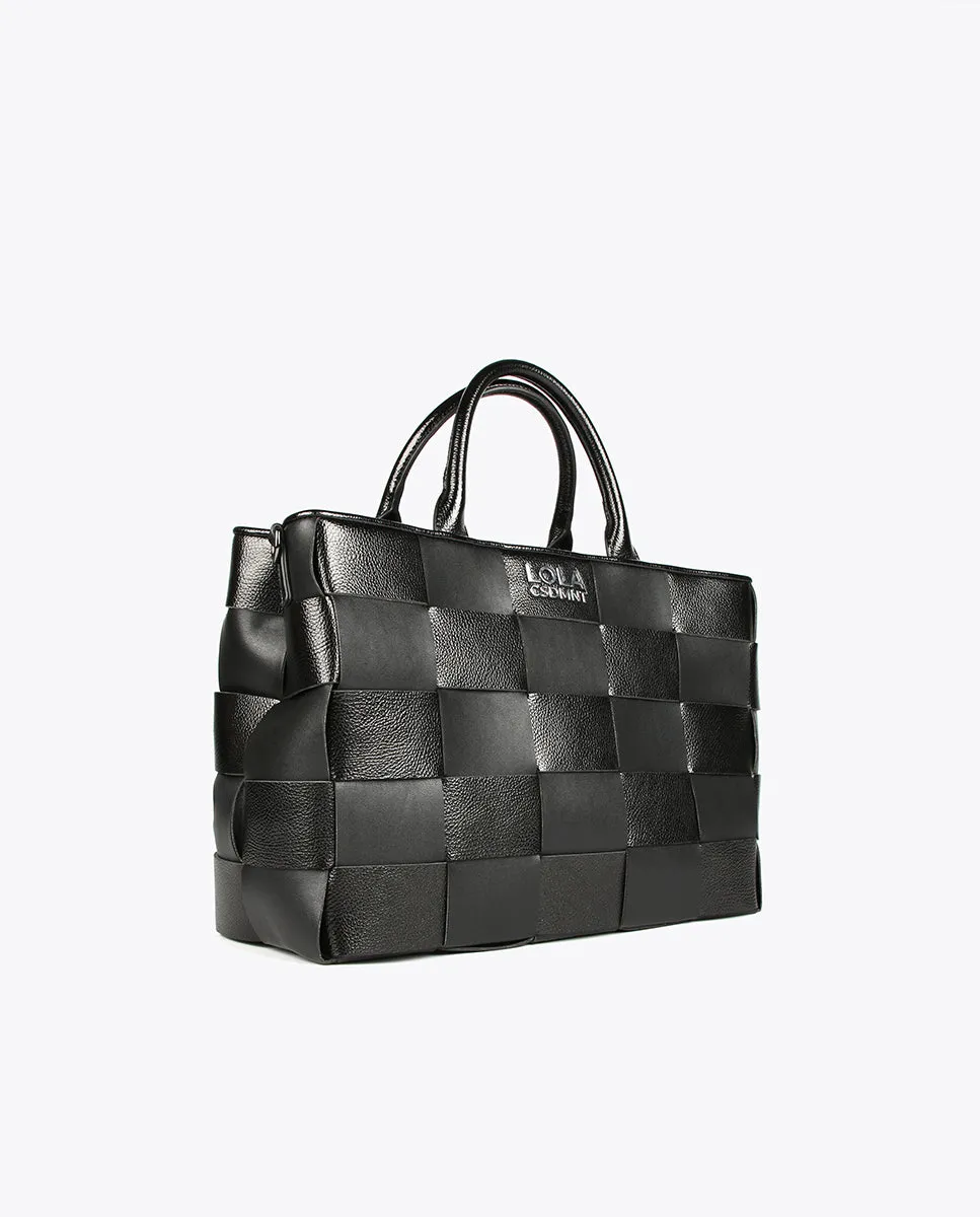 Braided tote bag