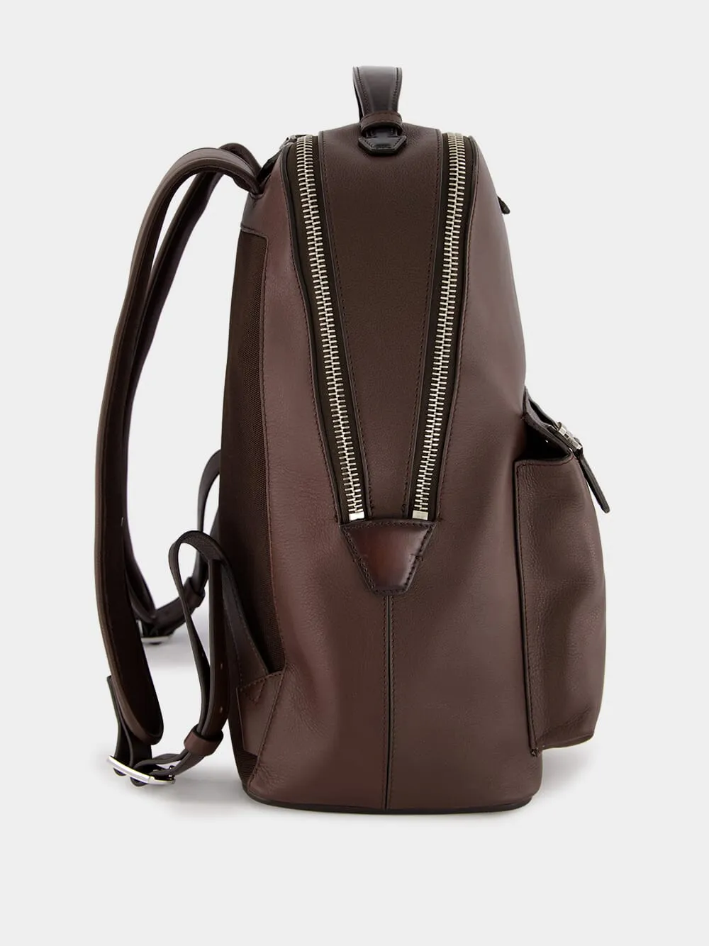 Brown Leather Backpack